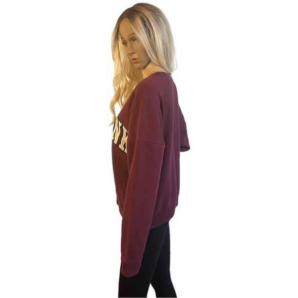 Pink Victoria's Secret Maroon Crewneck Sweatshirt - Picture 4 of 7